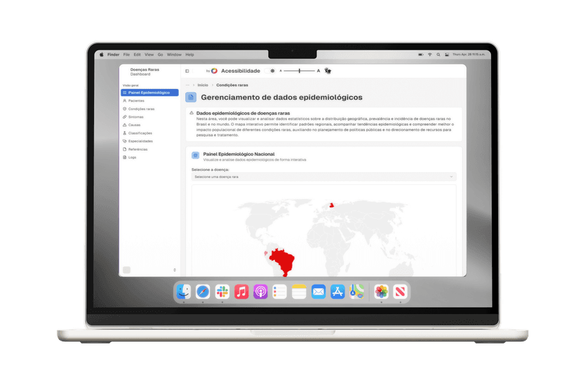 Ilustração em SVG de um médico em ligação online
